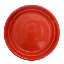5 inch round bottom tray teracotta color