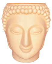 10 inch Buddha Face pot 