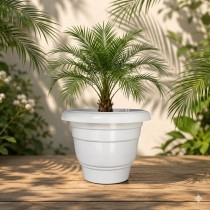 18 inch Eco Fresh Pot Marble White color