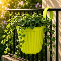 7 inch Hook railing pot green colour
