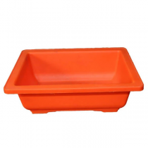 9 Inch Bonsai Square pot white color
