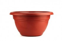 15 Inch Bonsai round pot red colour 