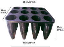 12 Cavity Heavy Duty Plant Root Trainer