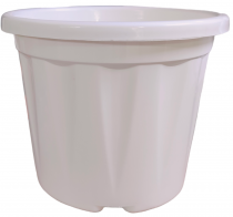 10 inch Nursery pot White colour