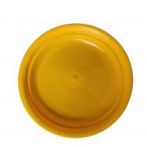 5 inch round bottom tray yellow color