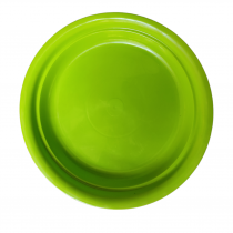 10.5 inch round bottom tray green color