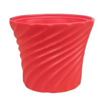 8inch lunner pots red color