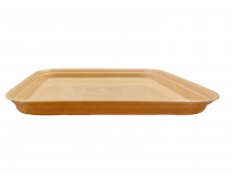 3 inch square bottom tray biege color