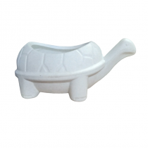 tortoise pot white color