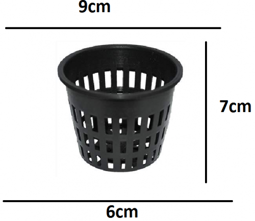 Affenlaskan 3 Inch Net Pots 50 Pack Net Pots Heavy Duty Net Cups with 50 Pcs Plant Labels 